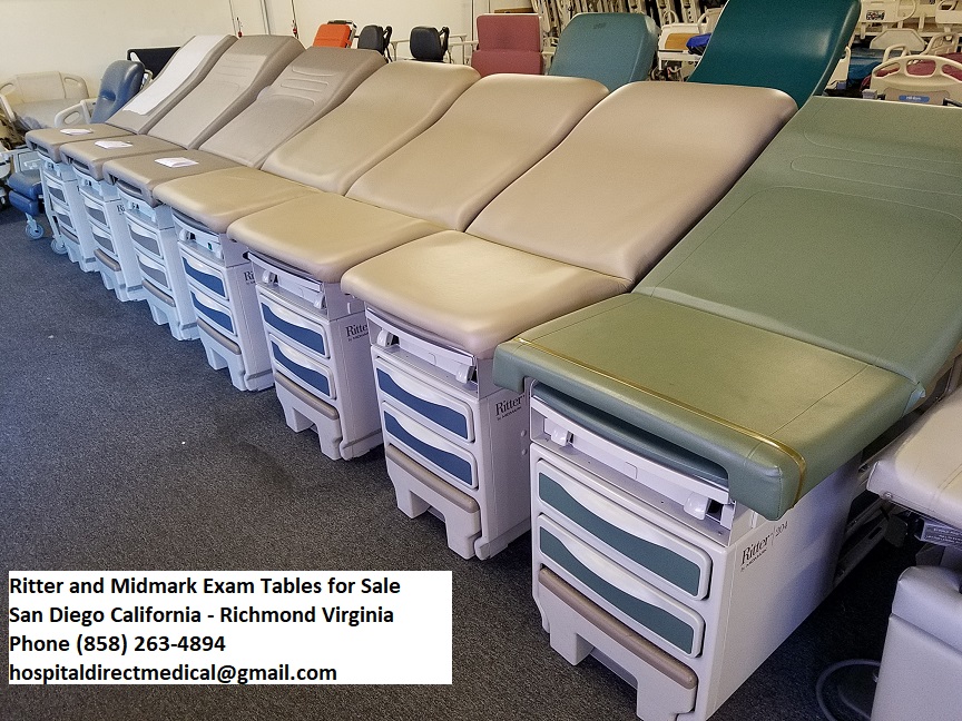 Ritter Midmark 204 exam table beds for sale