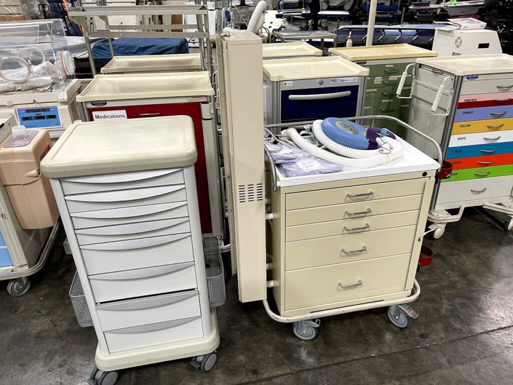 Medical carts for sale San Diego ER cart