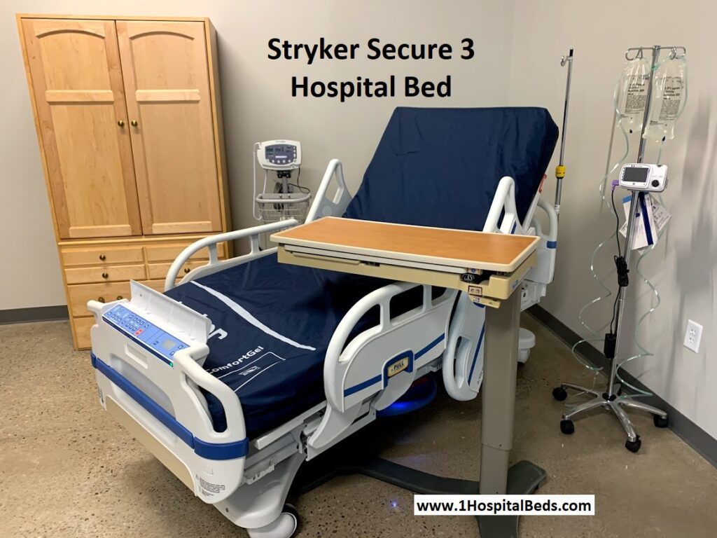 Stryker Secure 3 Hospital Bed best used refurbished bed photo