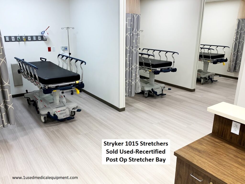 Used Refurbished Stryker 1015 Big Wheel Stretcher SM204 04